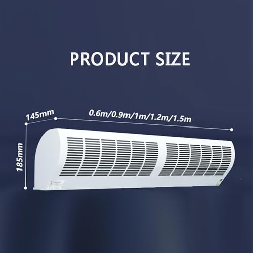 Wall-Mounted Air Curtain Fan with Remote Control L2183