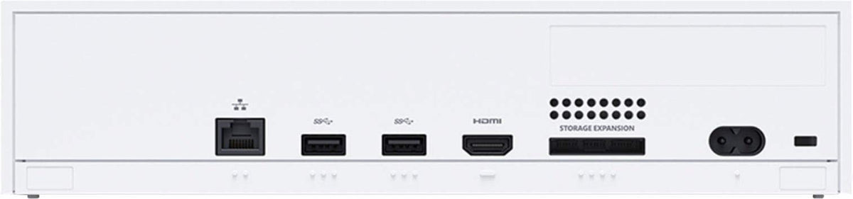 White 512GB SSD All-Digital Gaming Console with Wireless Controller K484180