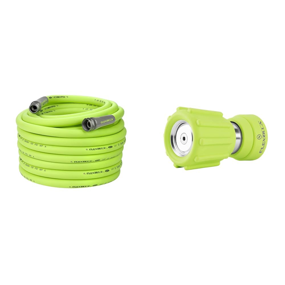 3/4 in. x 100 ft. Drinking Water Safe Garden Hose & Twist Action Nozzle N587