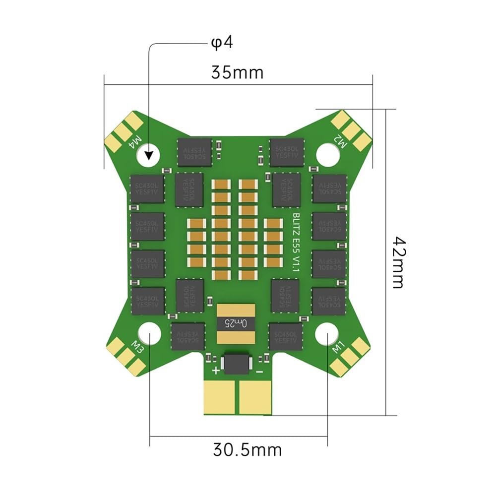 Stack Flight Controller 55A ESC 2-6S FPV Drone A782865