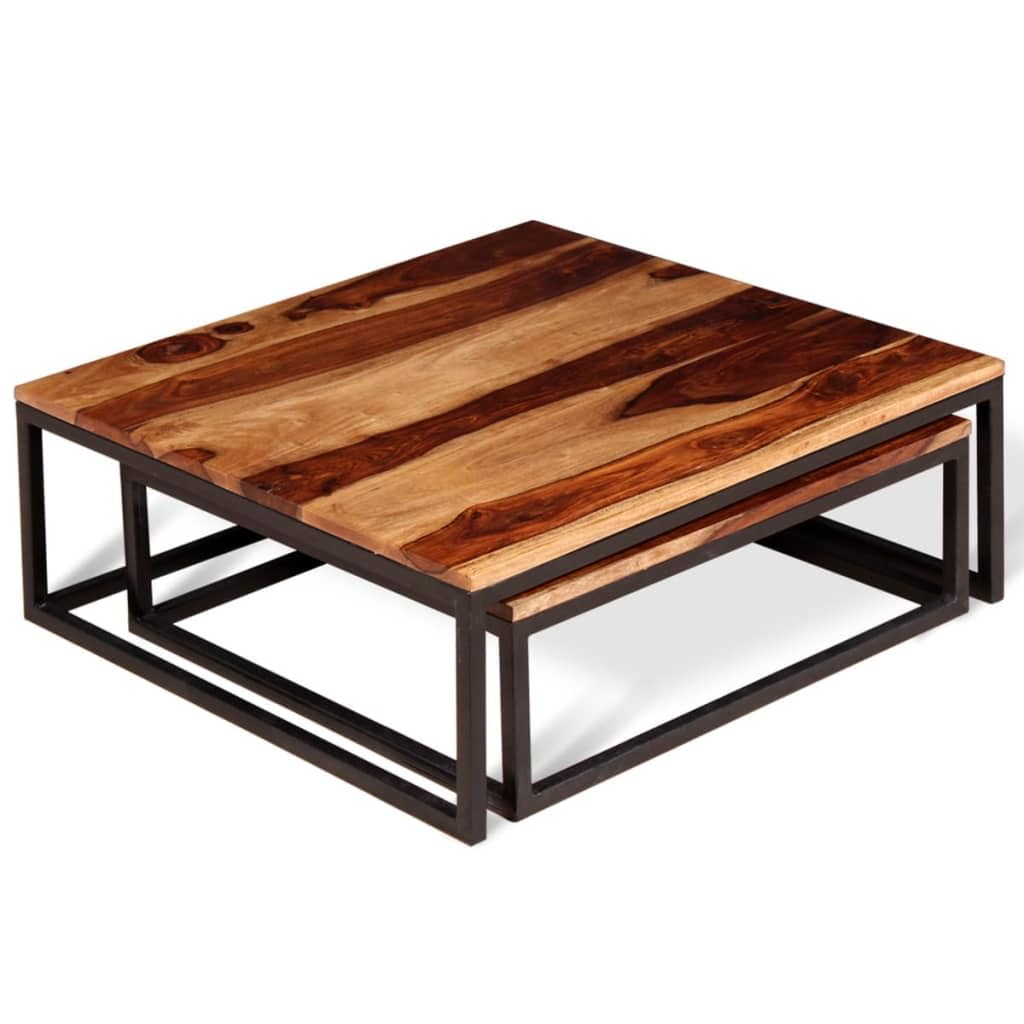 Solid Sheesham Wood Table Set V384