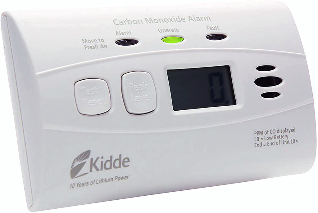 Carbon Monoxide Detector with 10-Year Battery, Digital Display, 2 Pack D765399