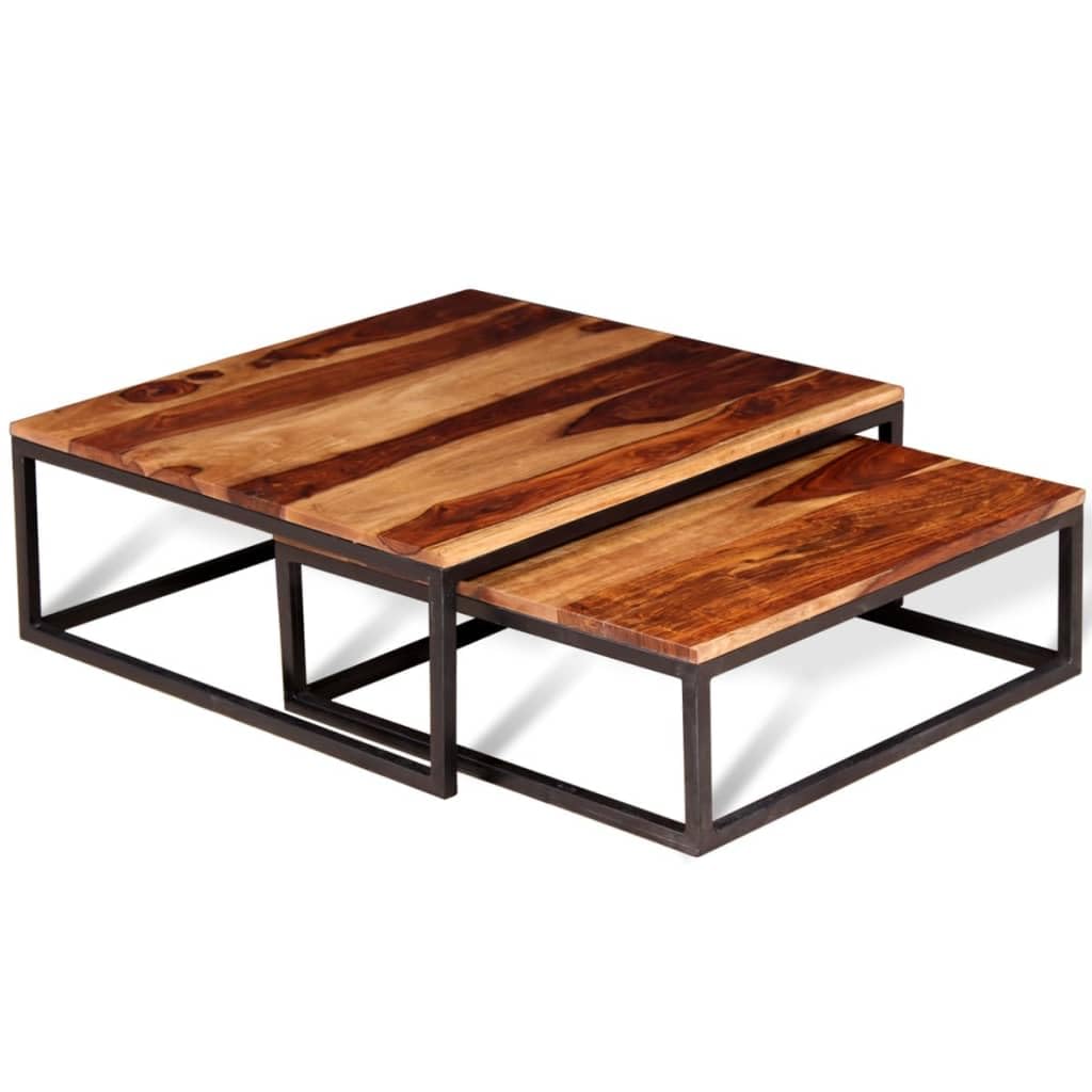Solid Sheesham Wood Table Set V384
