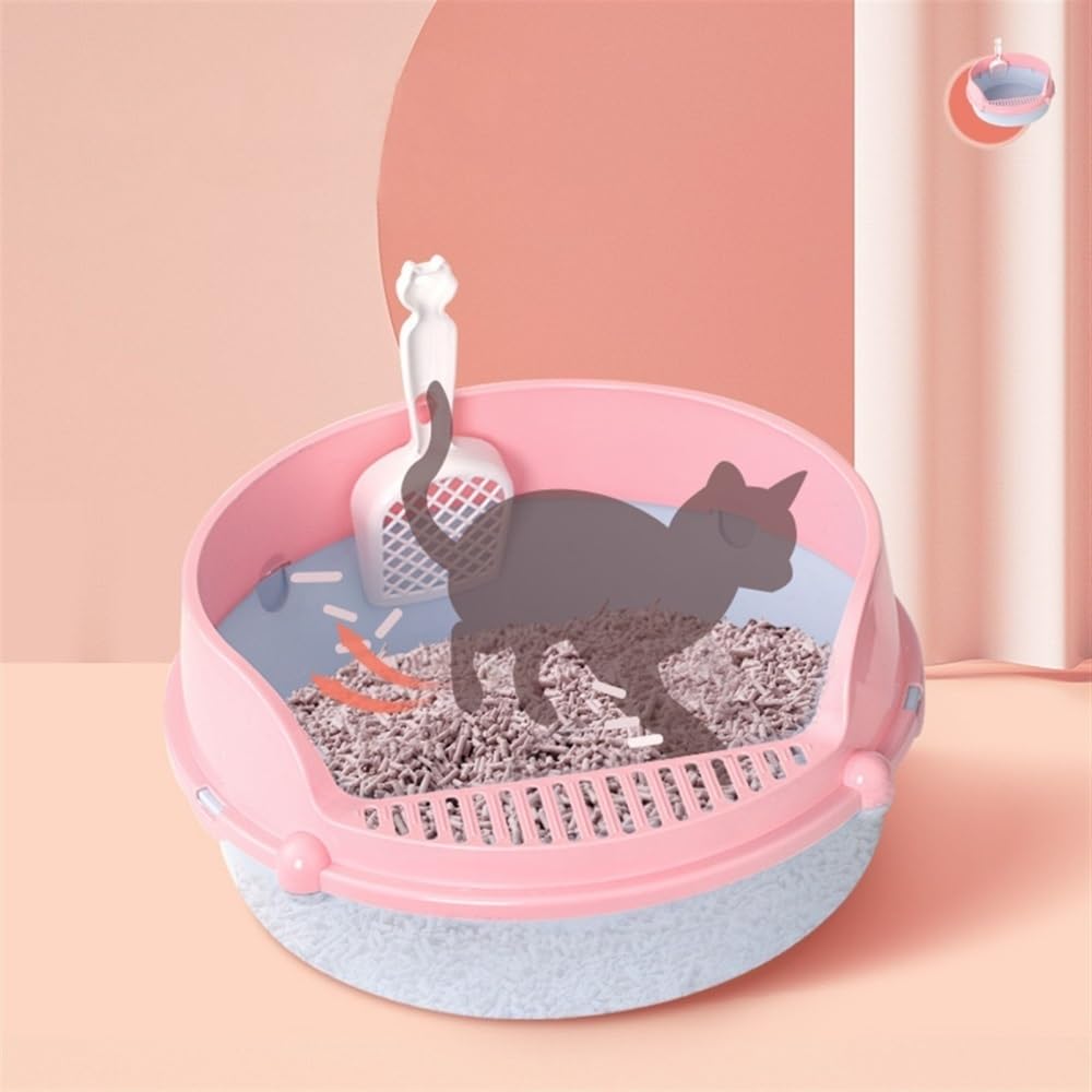 Semi-Enclosed Cat Litter Box L561