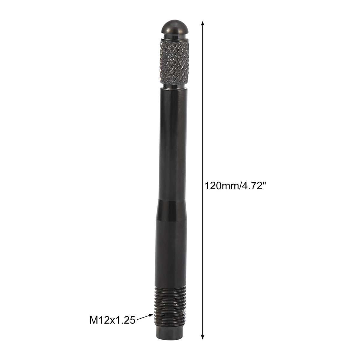 Black M12x1.25 Wheel Alignment Pin 2pcs Stainless Steel Q803