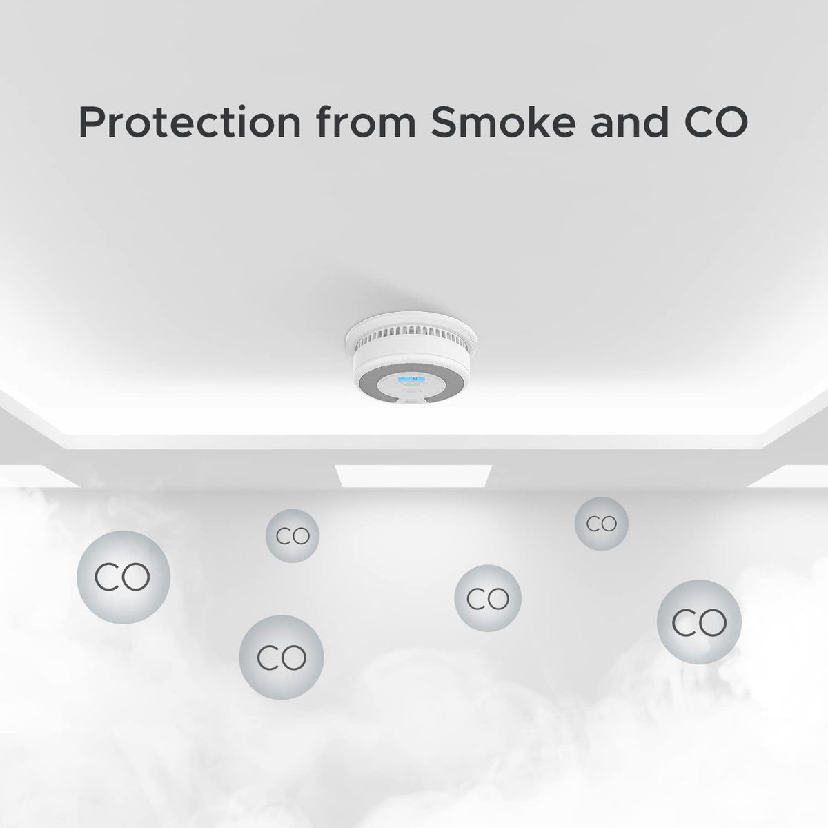 Combination Smoke & CO Alarm, 10-Year Battery, 3-Pack J73992