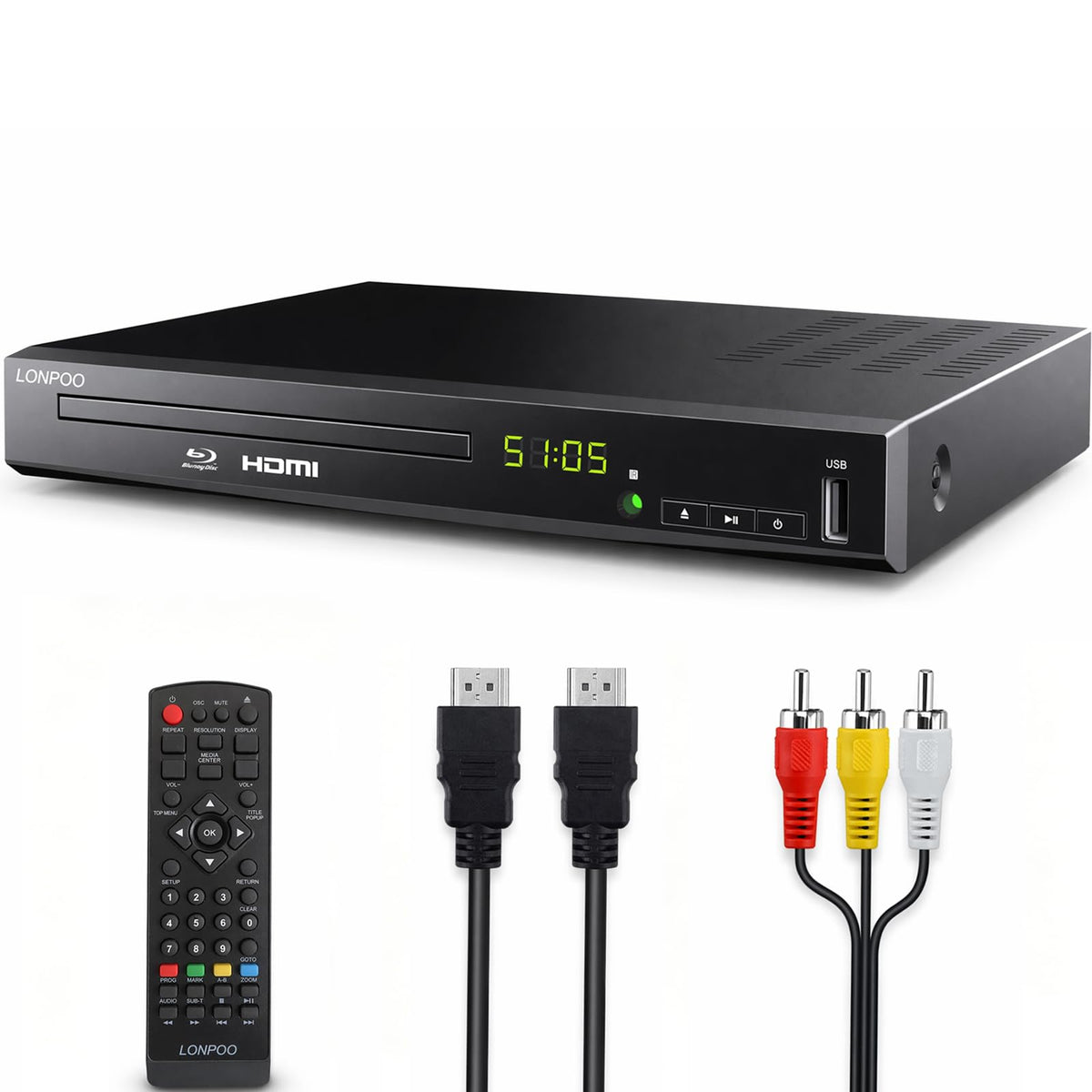 Blu-Ray Disc Player 1080P HDMI L7164