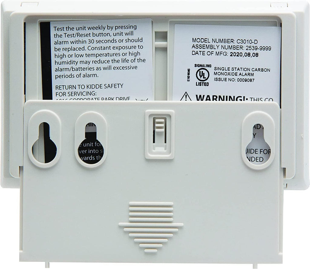 Carbon Monoxide Detector with 10-Year Battery, Digital Display, 2 Pack D765399