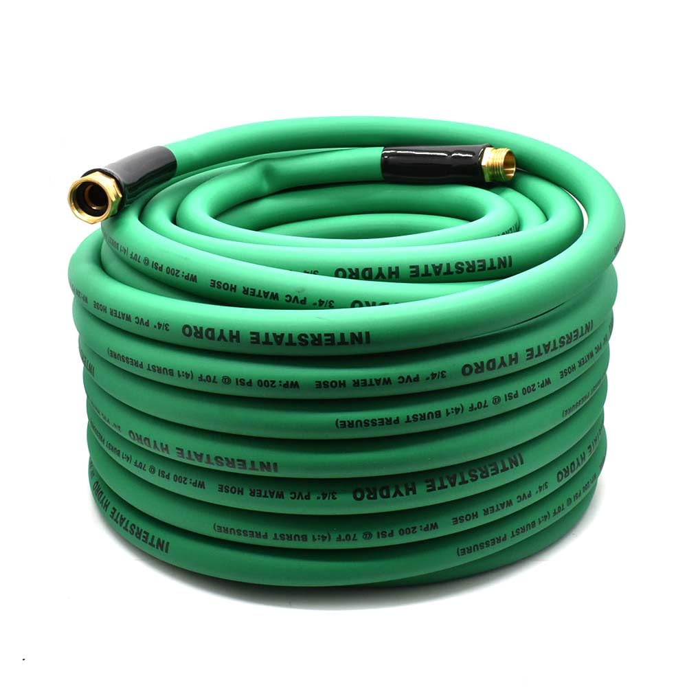 Green PVC Water Hose 3/4 Inch x 100 Feet U140