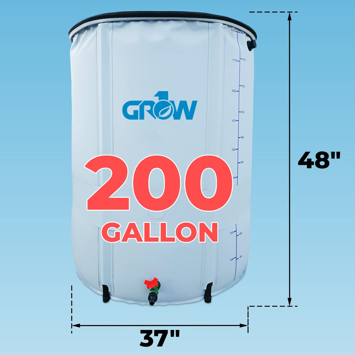 200 Gallon Collapsible Water Tank C465166