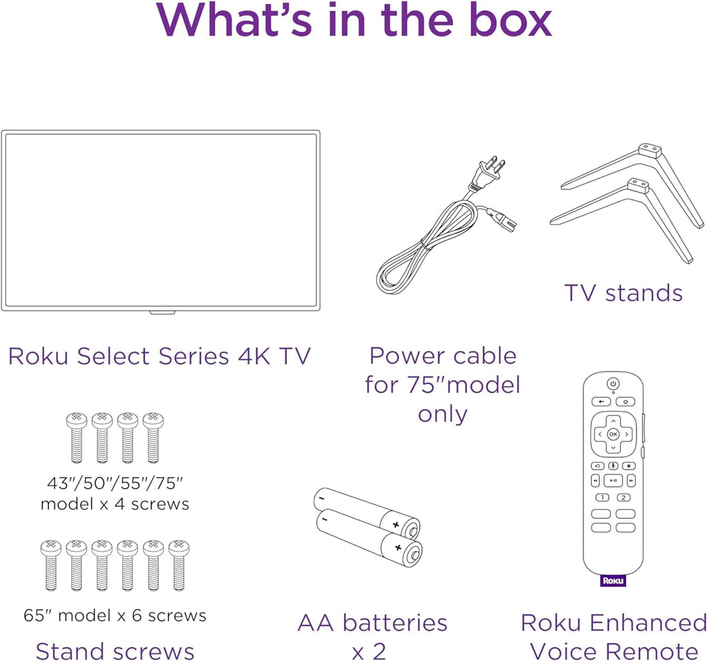 43-Inch 4K HDR Smart TV T447