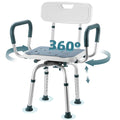 Heavy Duty Swivel Shower Chair with Arms and Back B61009