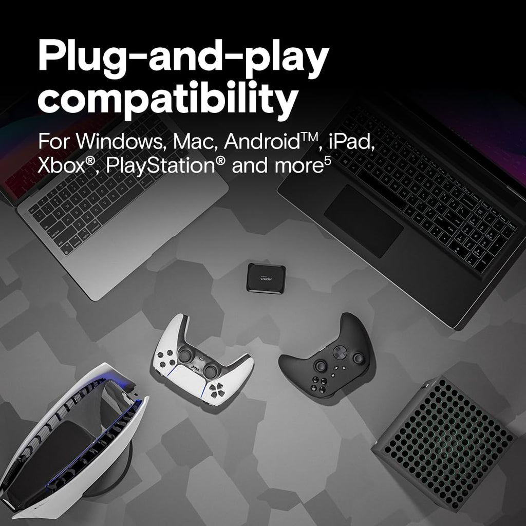 1TB Portable SSD USB-C Black S470