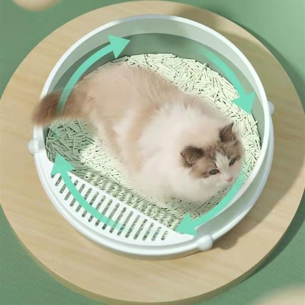 Semi-Enclosed Cat Litter Box L561