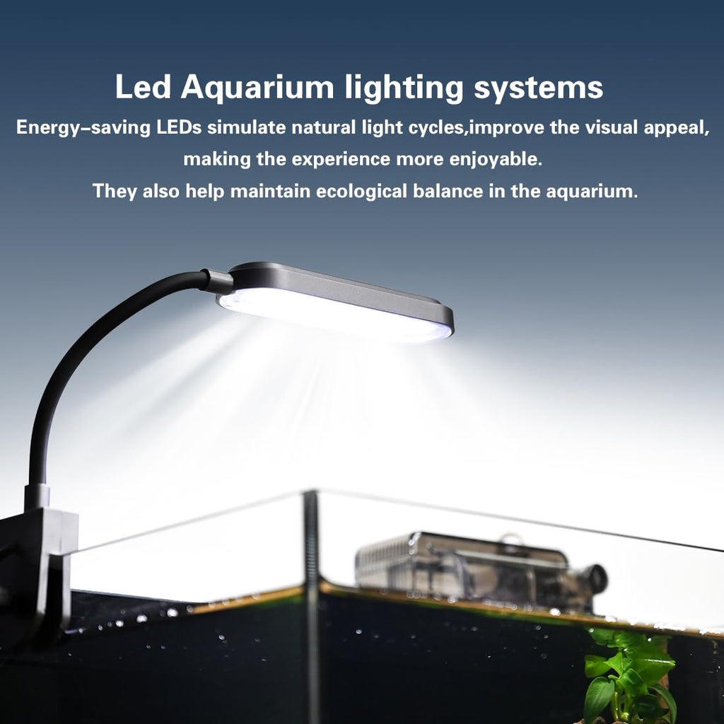 1.8 Gallon Fish Tank with Light Filter Lid Q2126
