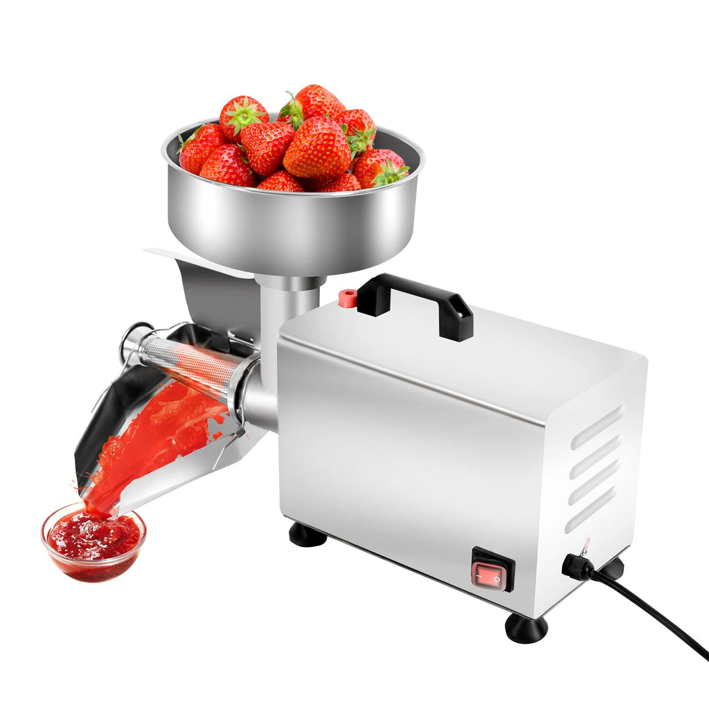 450W Electric Food Strainer with Filter and Trough Y382537