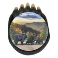 Black Bear Coaster Holder with 4 Coasters Set J230808