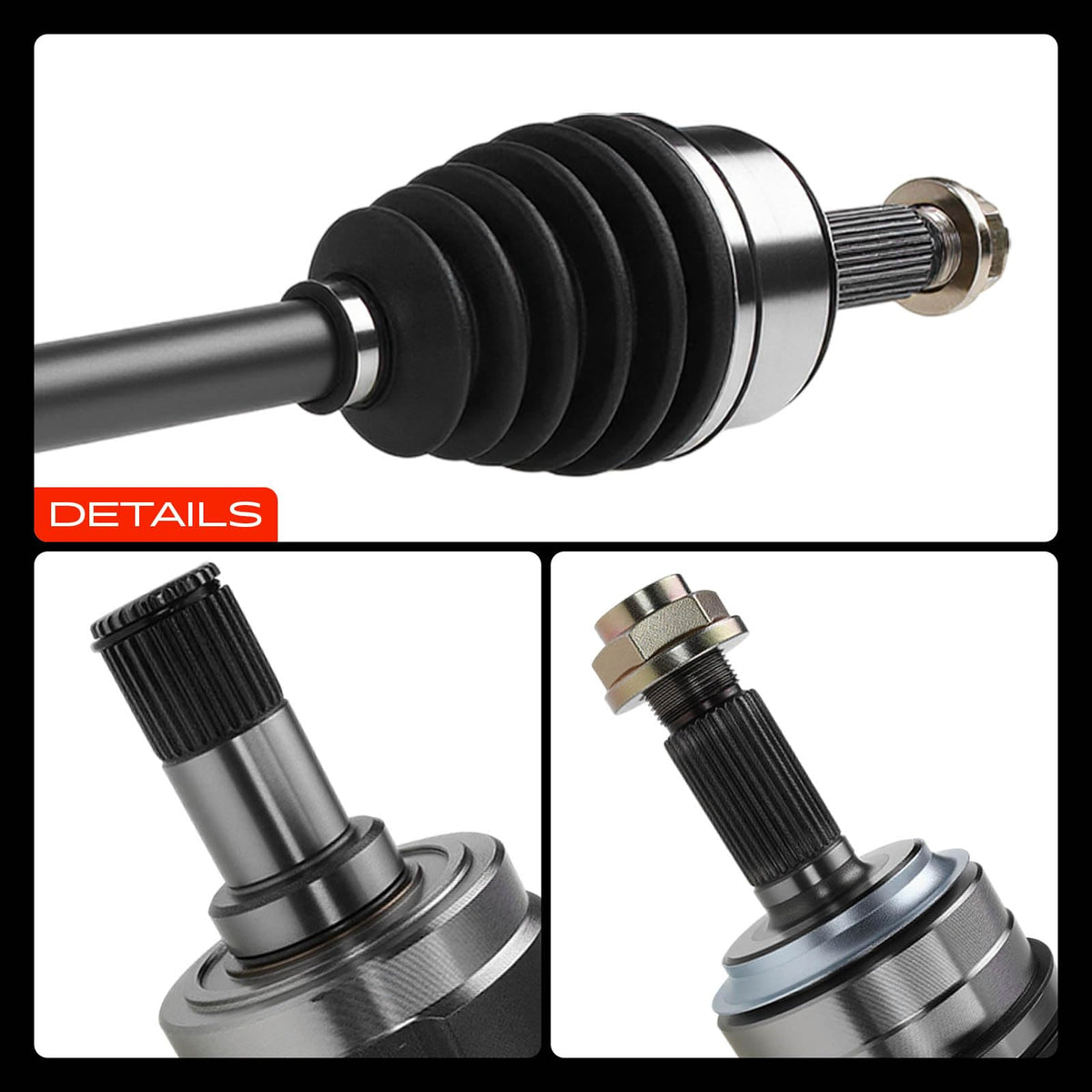 Front Left Driver Side CV Axle Shaft Assembly G614
