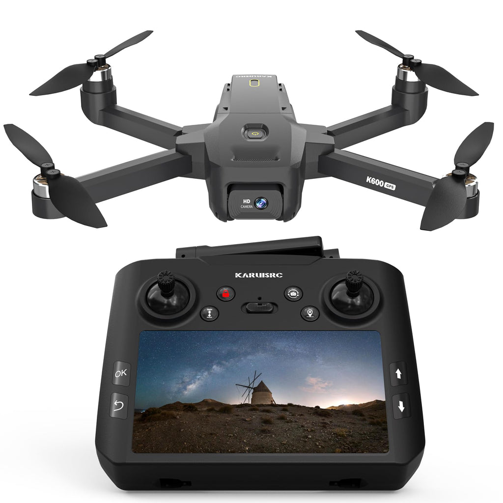 FPV Drone with EIS Camera, 4.5 Inch LCD Screen, Foldable Quadcopter Under 249g G4061