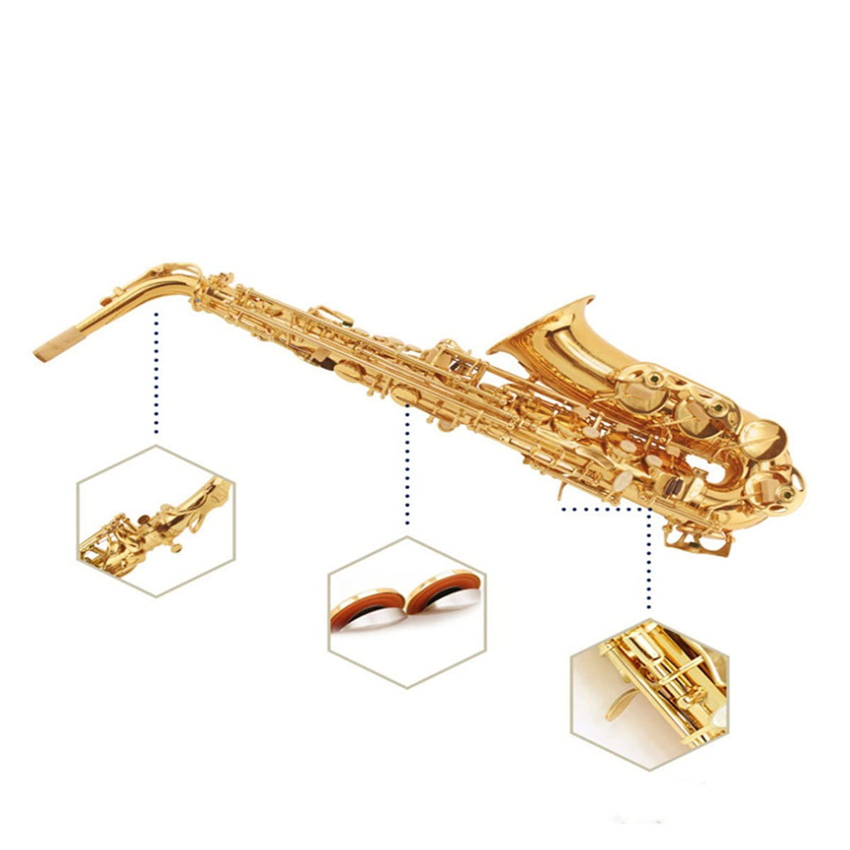E Flat Alto Saxophone Set J9349