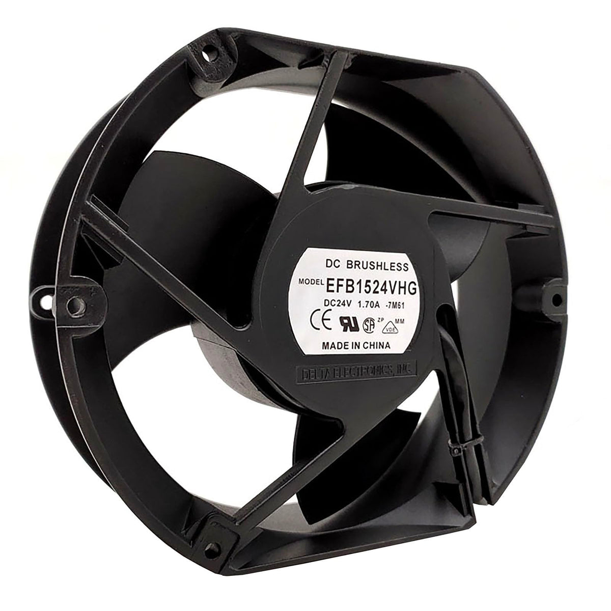 Big Airflow Cooling Fan 172mm x 150mm x 51mm 24V 1.7A U134