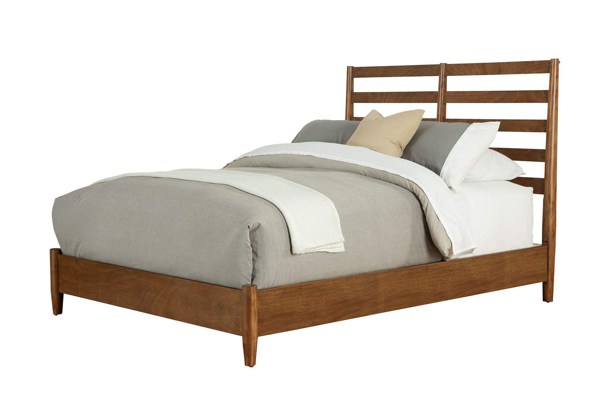 Chestnut California King Slat Back Bed R50696