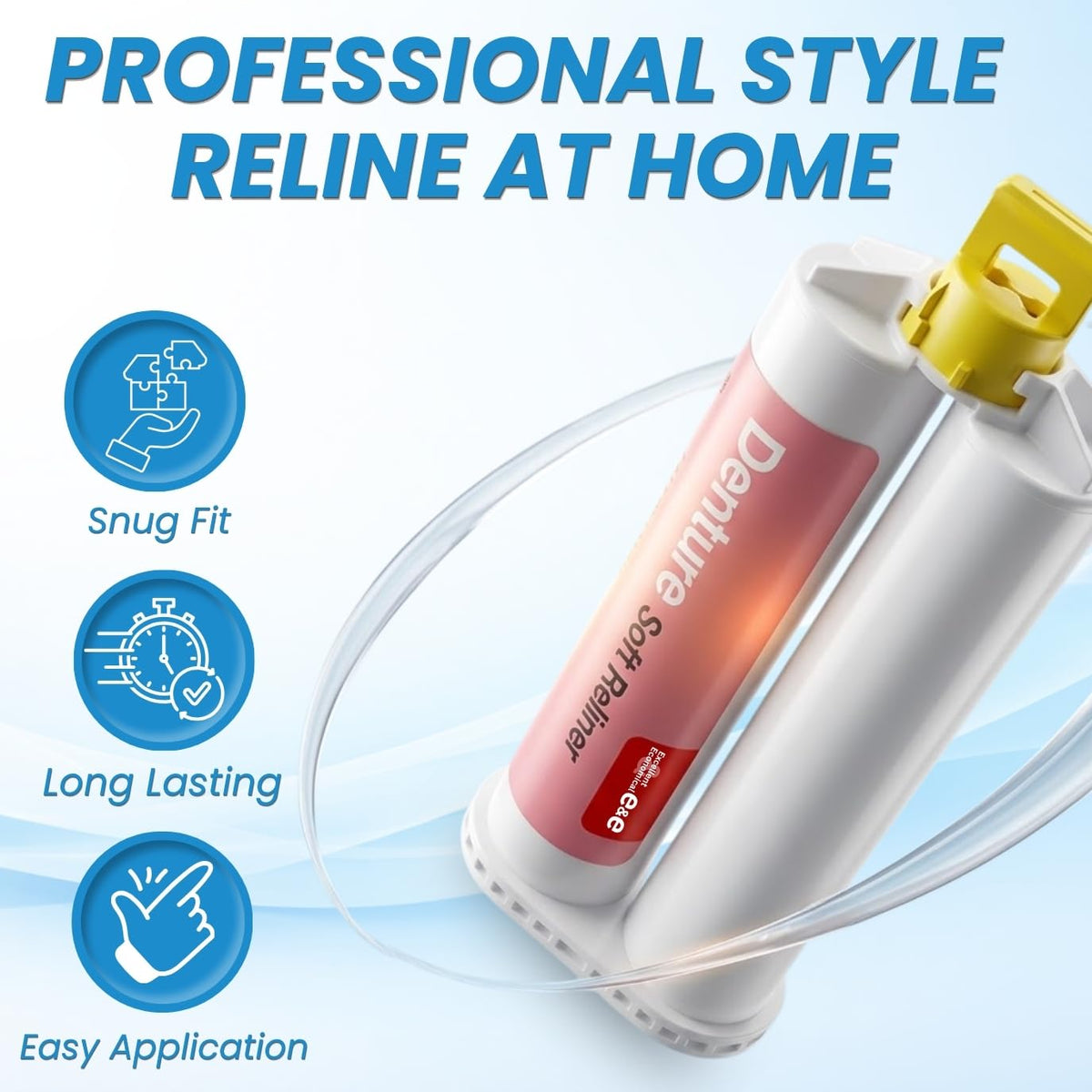 Soft Reline Refill 50ml Cartridge Silicone Cushion J964552