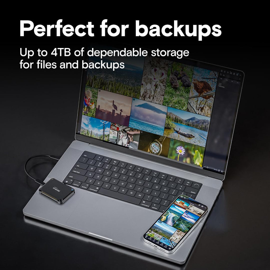 1TB Portable SSD USB-C Black S470