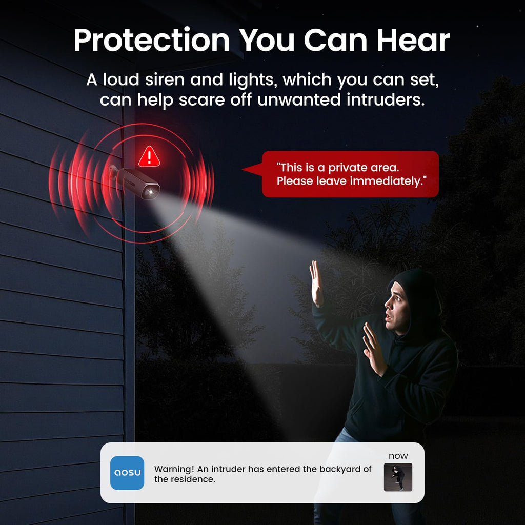 2K QHD Solar Security Cameras Wireless Outdoor System G850063