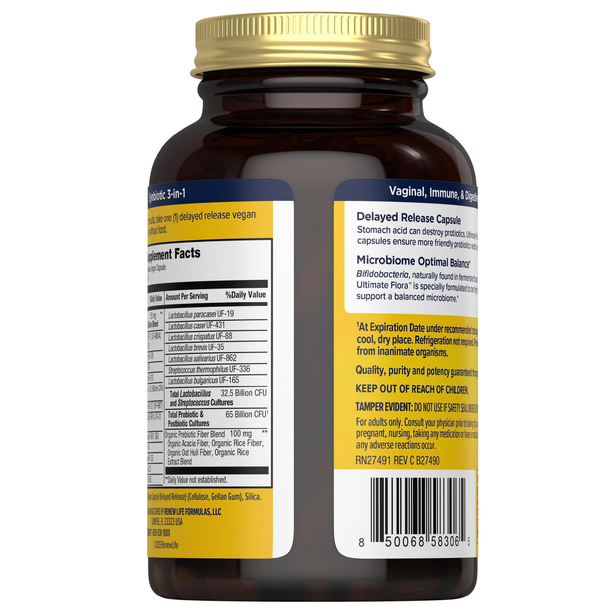 Womens Probiotic 65 Billion CFU R763