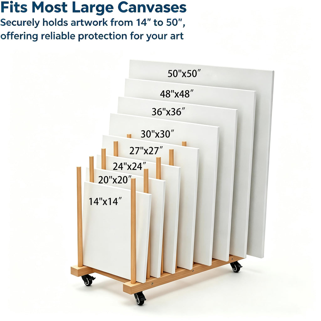Art Storage Rack with Wheels G357454