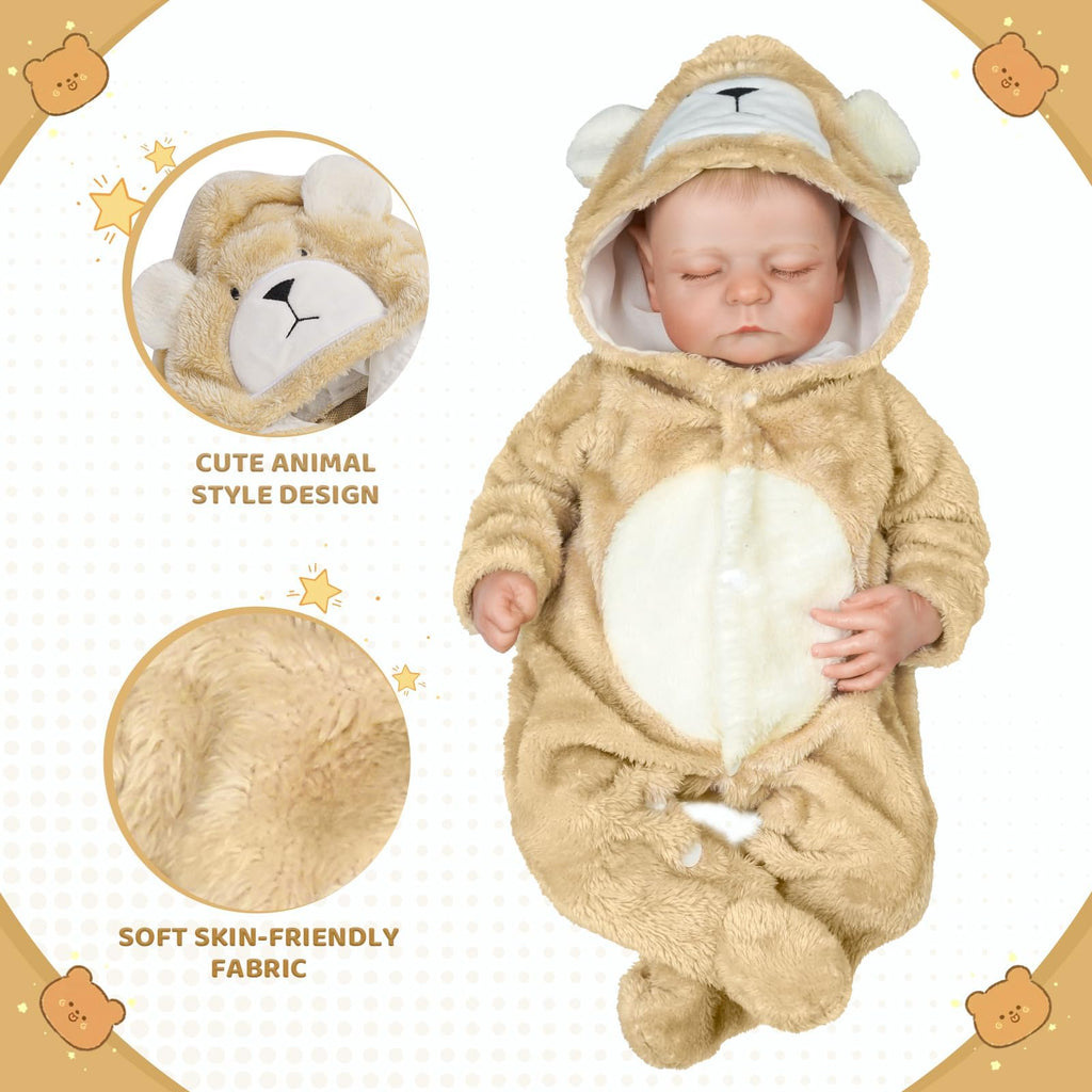 Reborn Baby Doll Clothes Set for 17-22 Inch Baby Dolls K985624