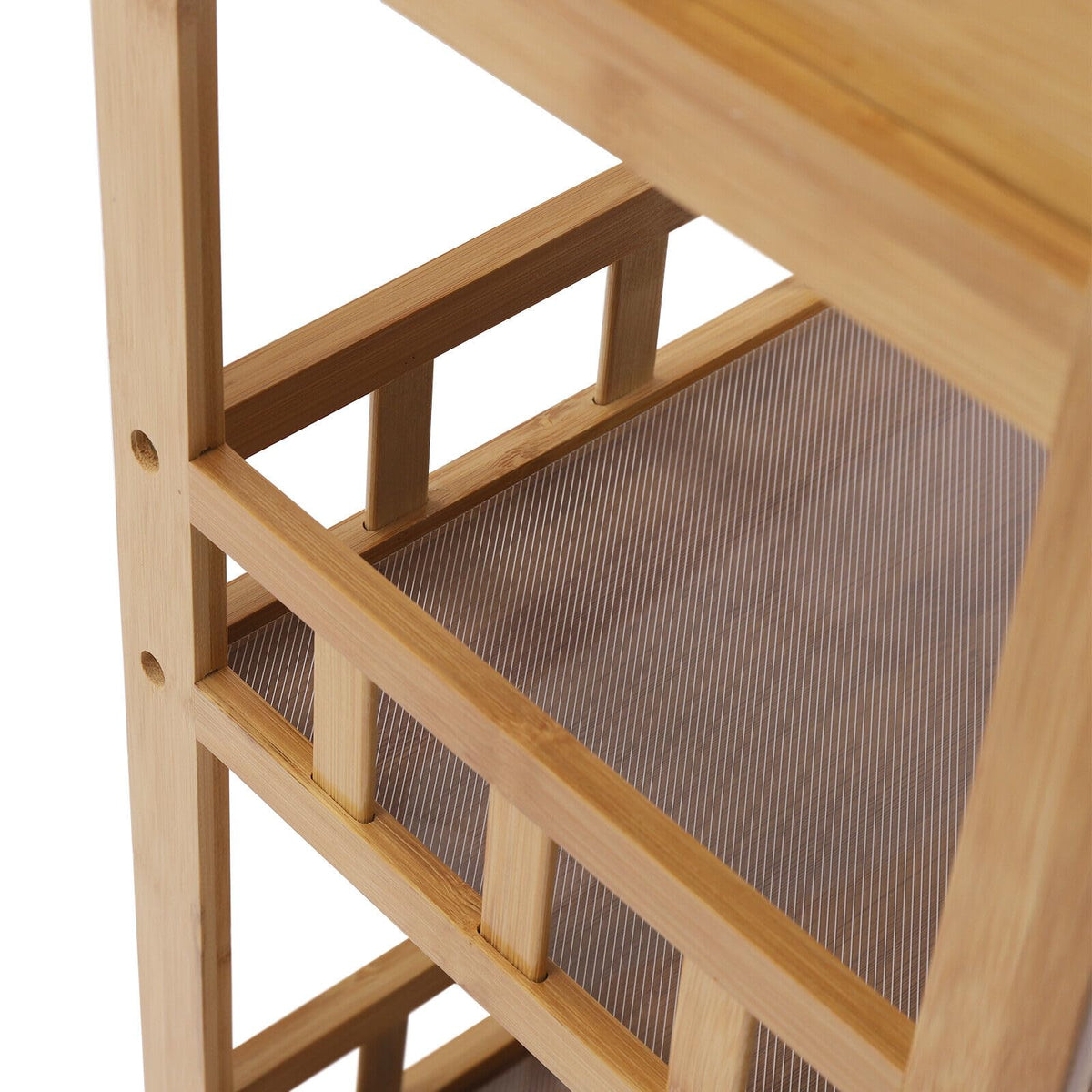 3-Tier Bamboo Kitchen Cart with Drawer L334