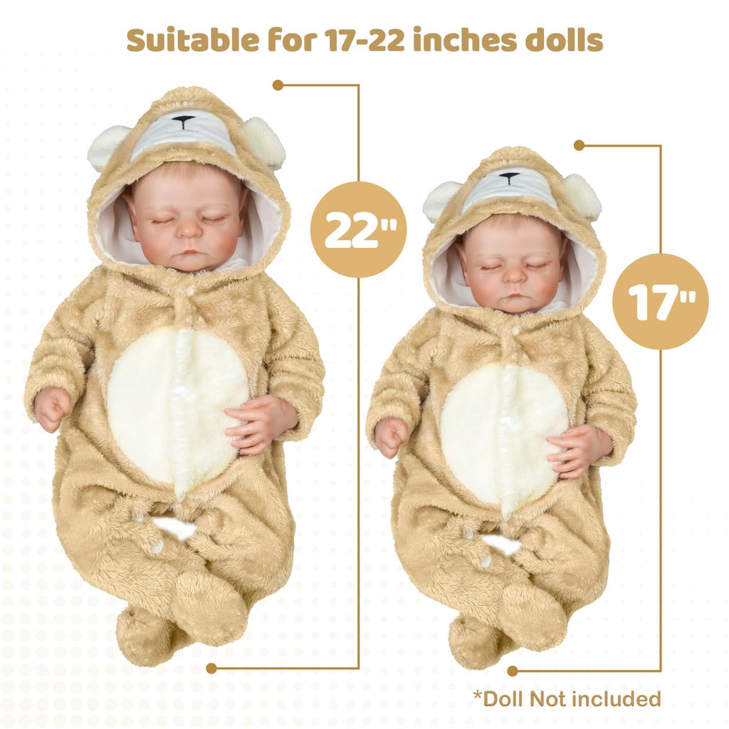 Reborn Baby Doll Clothes Set for 17-22 Inch Baby Dolls K985624