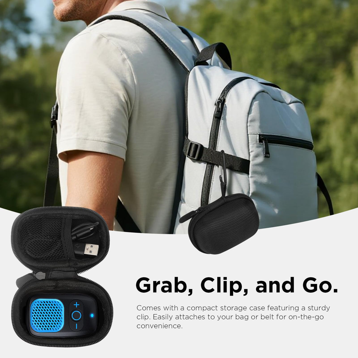 Wearable Clip On Bluetooth Speaker R317