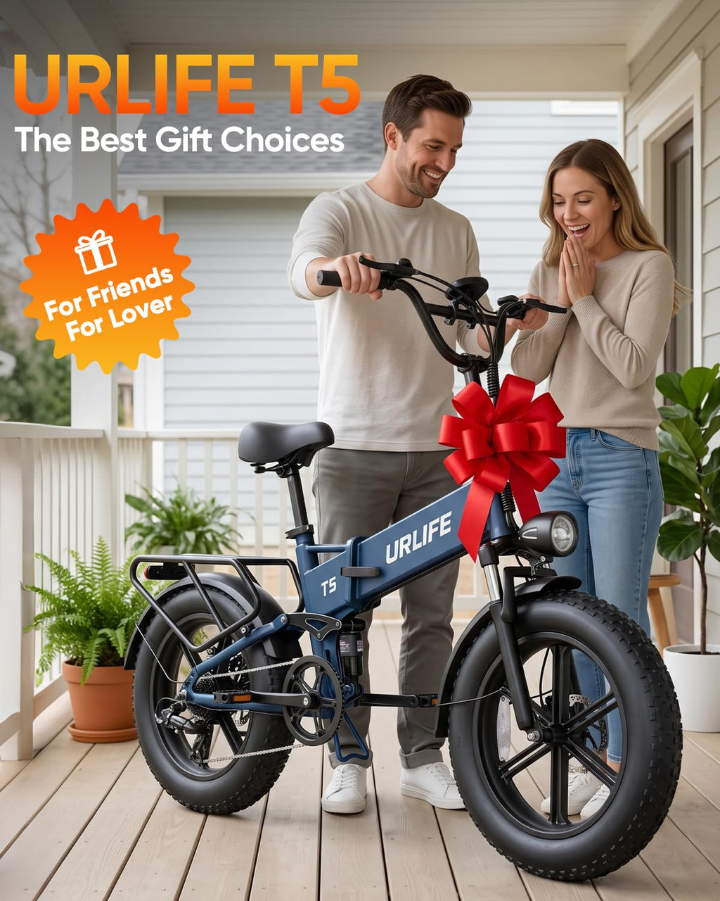 Folding Electric Bike 20" Fat Tire 1500W 48V 13AH O5088