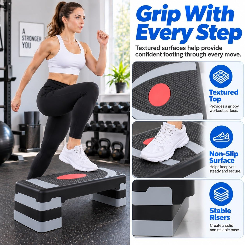 31'' Aerobic Step Platform with 4 Risers M70211