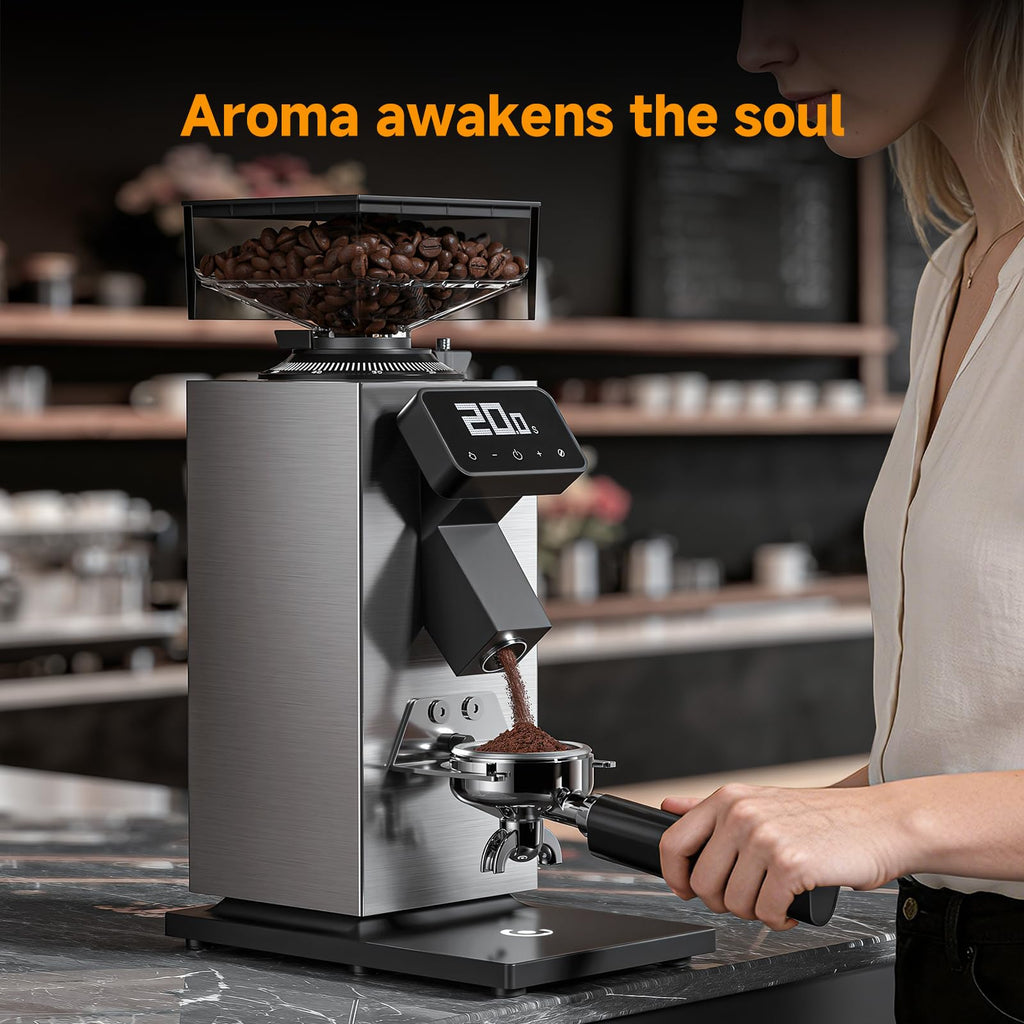 Commercial Flat Burr Espresso Bean Grinder M76335