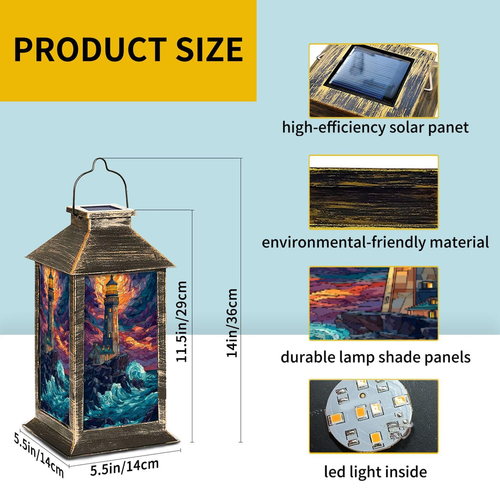 Solar Powered Waterproof Outdoor Hanging Lantern V5369