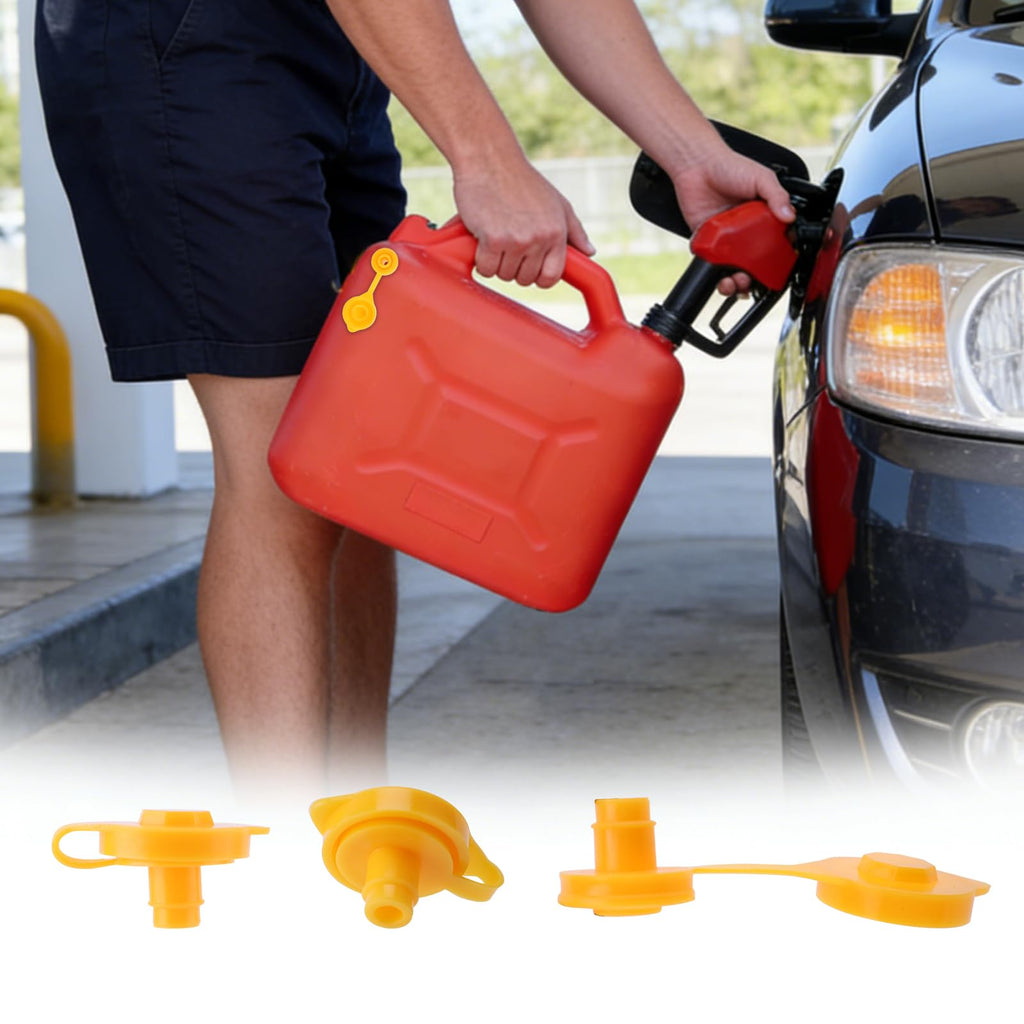 Yellow Plastic Gas Can Vent Caps A607