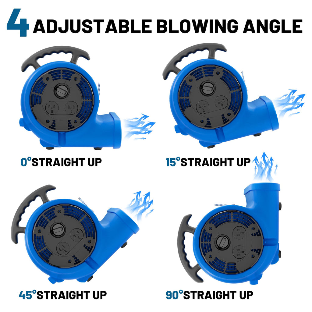 Industrial 1/3HP 1200CFM Air Mover Blower Fan V73477