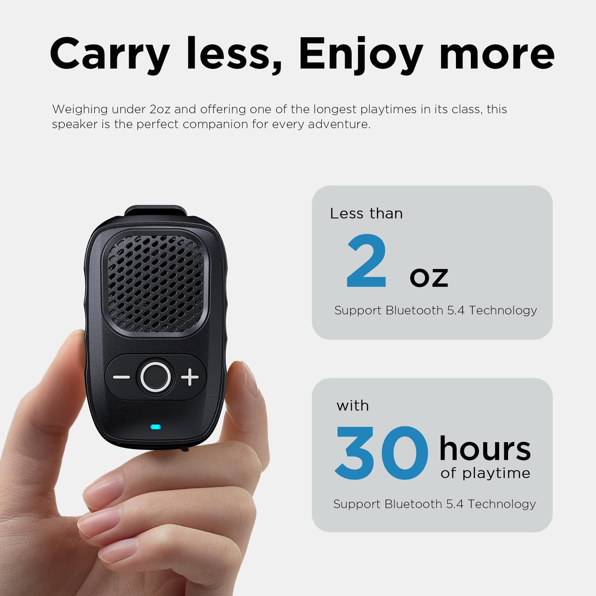 Wearable Clip On Bluetooth Speaker R317