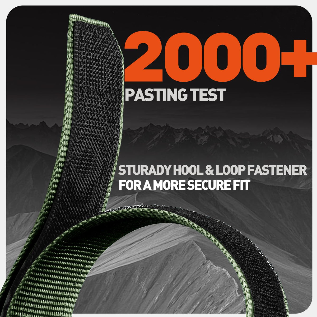 24mm Nylon Sports Watch Band F5375