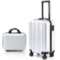20 Inch Hardside Spinner Suitcase with Makeup Case and Coded Lock N28282