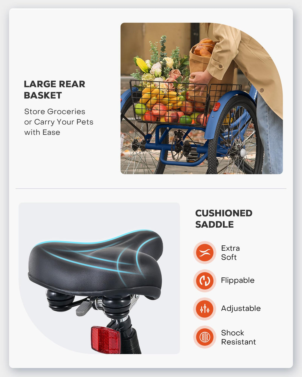 Electric Trike 7 Speed T329