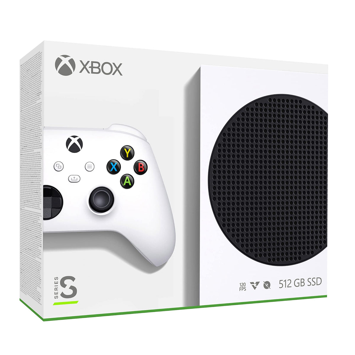 White 512GB SSD All-Digital Gaming Console with Wireless Controller K484180