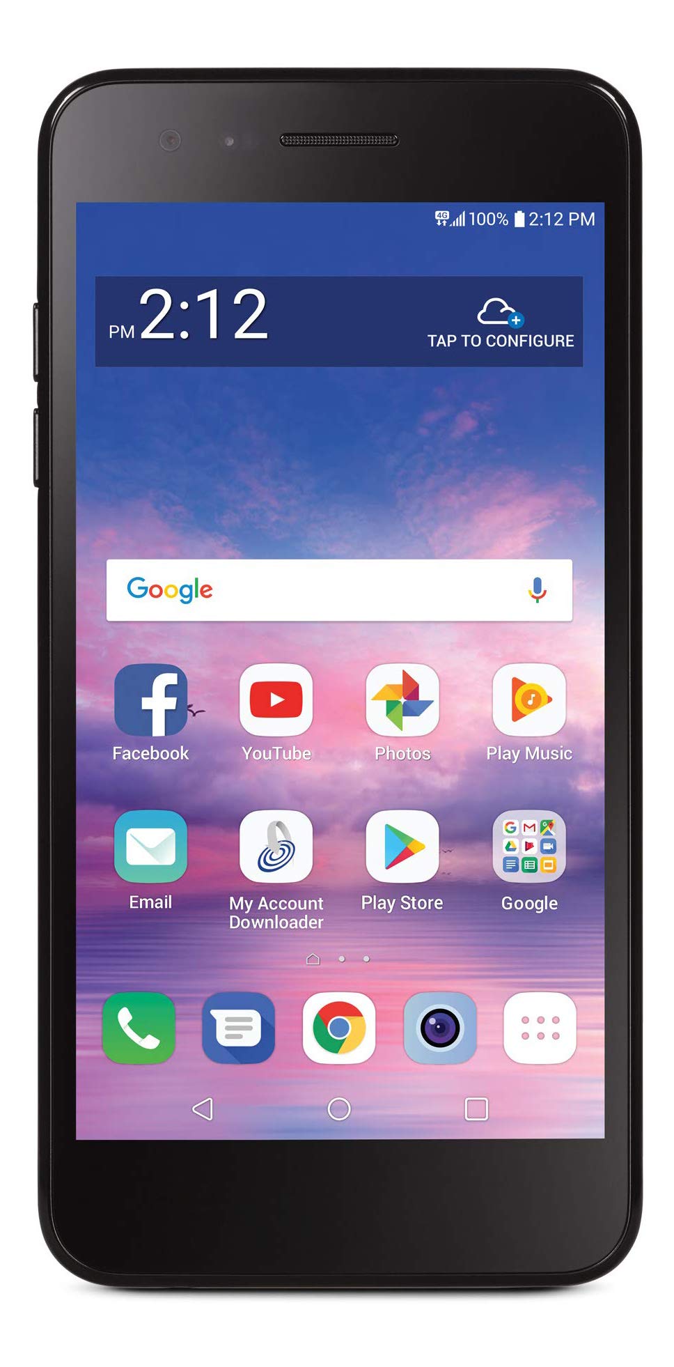 Black 16GB Prepaid Smartphone I30001