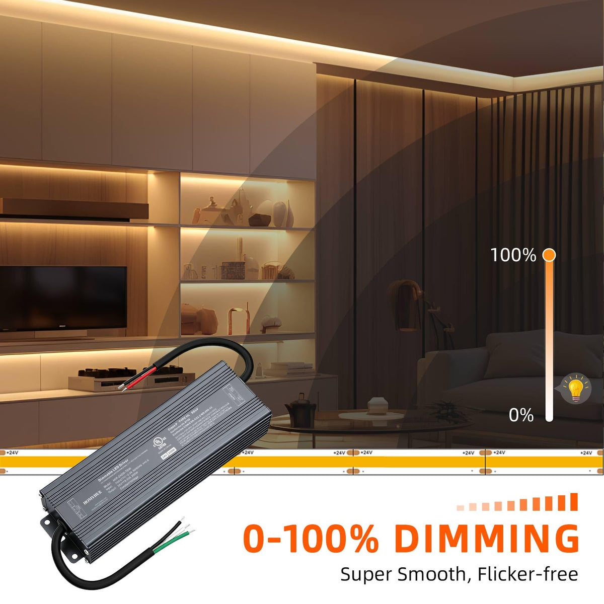 200W Triac Dimmable LED Driver Power Supply J748914