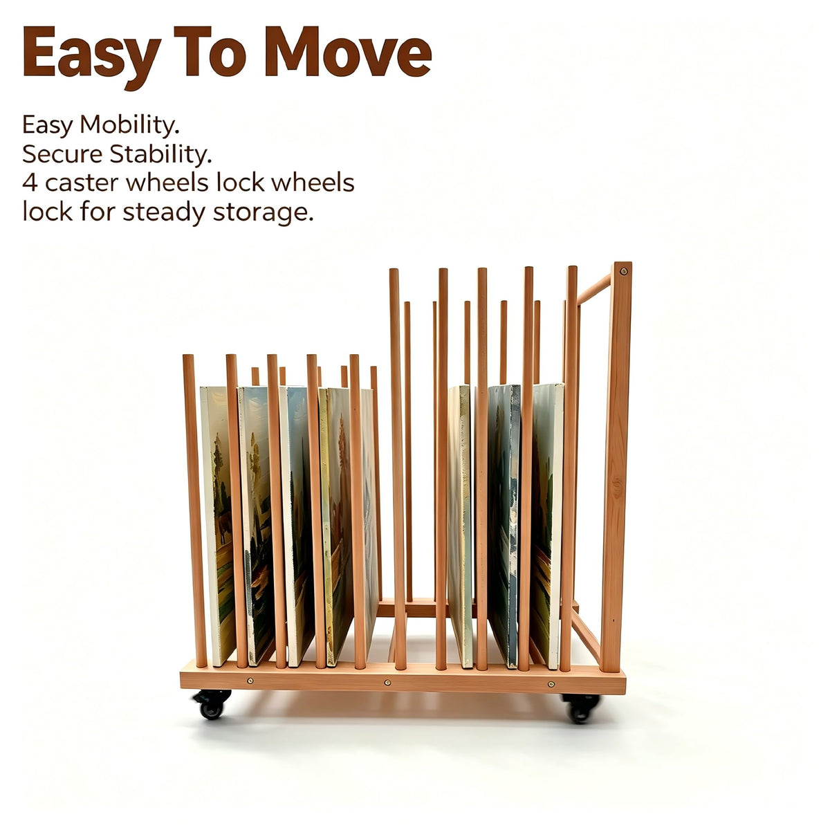 Art Storage Rack with Wheels G357454