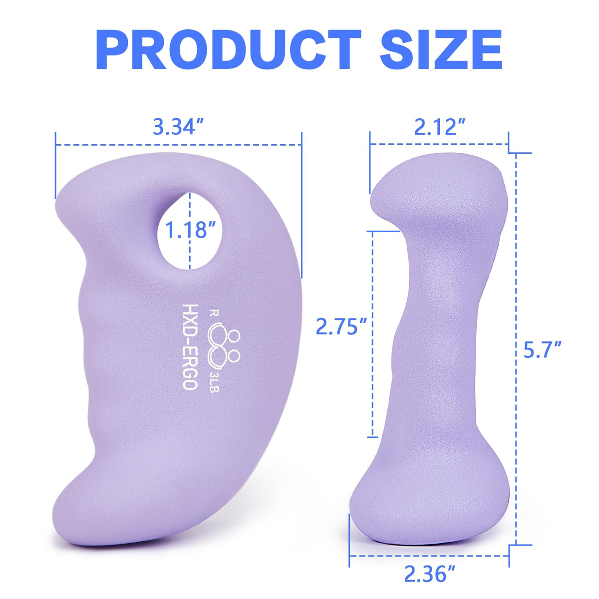 Ergonomic Ear Dumbbells O35848